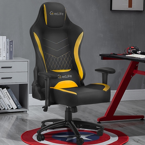 Massage Gaming Chair YELLOW. Opens flyout.