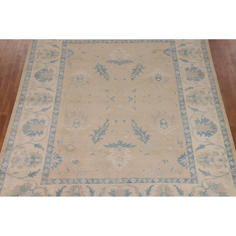 Mute Color Oushak Oriental Area Rug Handmade Wool Carpet - 8'3" x 10'0"
