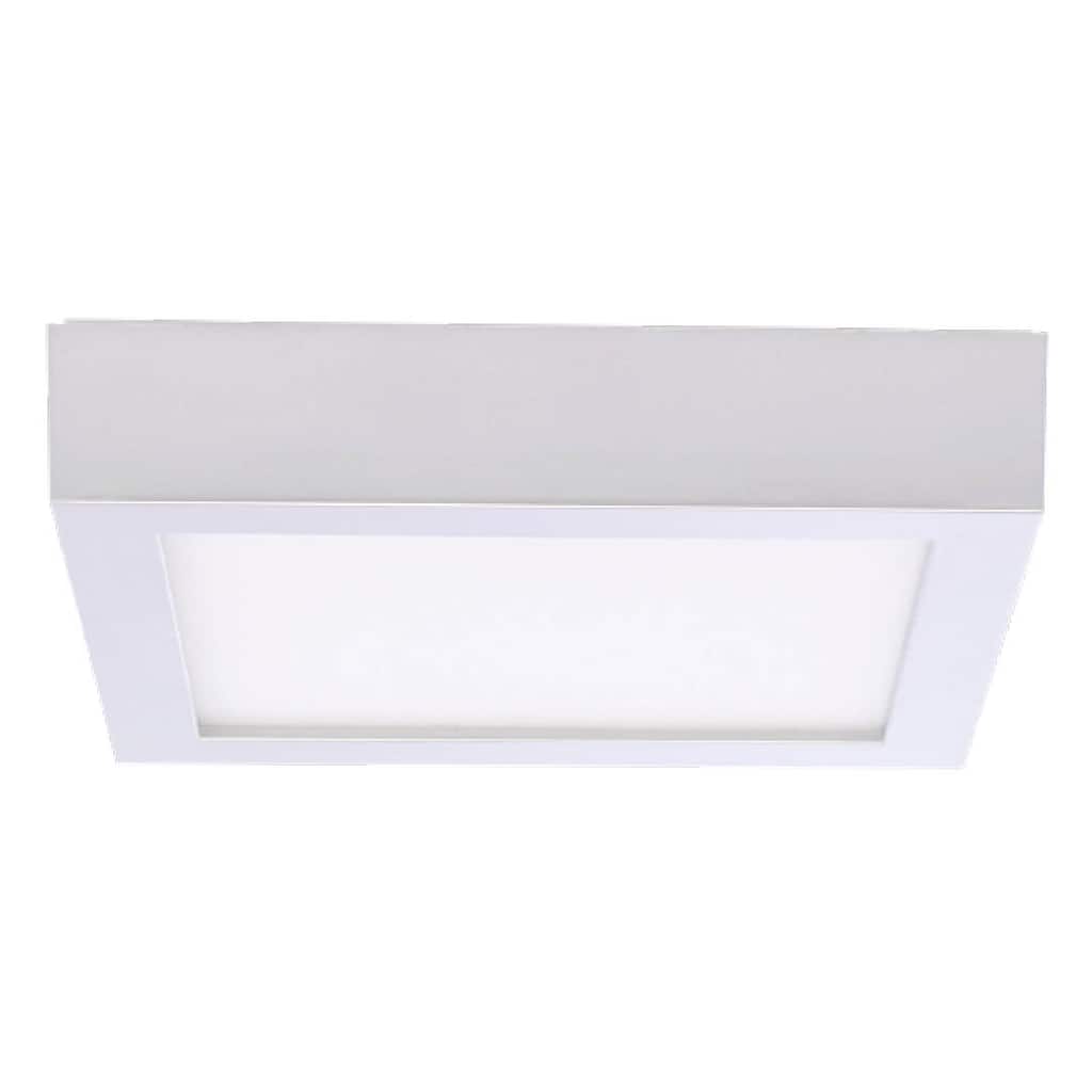 Bulbrite Single LED 5.5" Square Flush Mount Fixture, 40W Equivalent