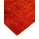 preview thumbnail 3 of 7, Overton Hand Knotted Wool Vintage Inspired Modern Contemporary Overdyed Orange Runner Rug - 2' 7" x 23' 9"