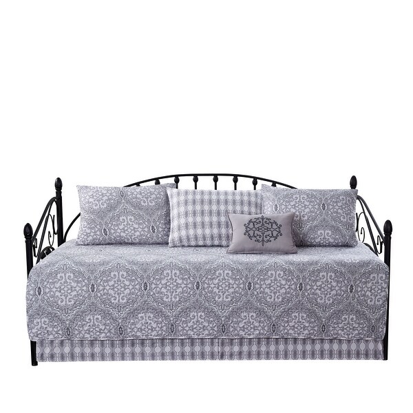 Serenta 6 Piece Cotton Blend Daybed Bedspread Coverlet Set - 75" x 39". Opens flyout.
