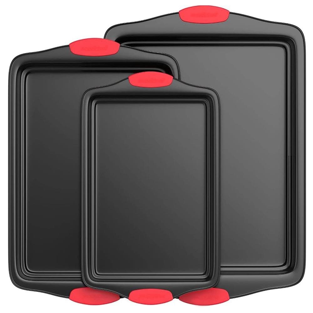 New Ninja Foodi Deluxe 3-Piece Bakeware Set Black Deluxe Baking Kit  Accessories
