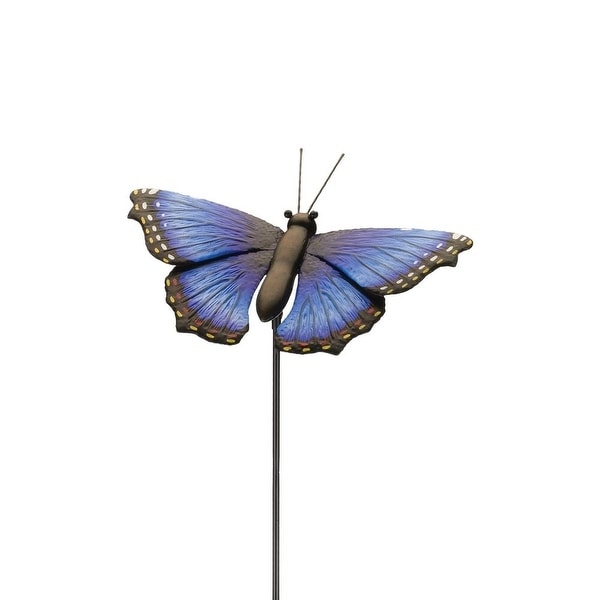 Set of 2 Garden Blue Butterfly with Stakes