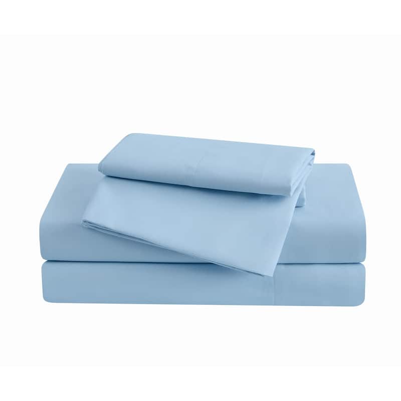 My World Solid Color Sheet Sets - Sky Blue - Full