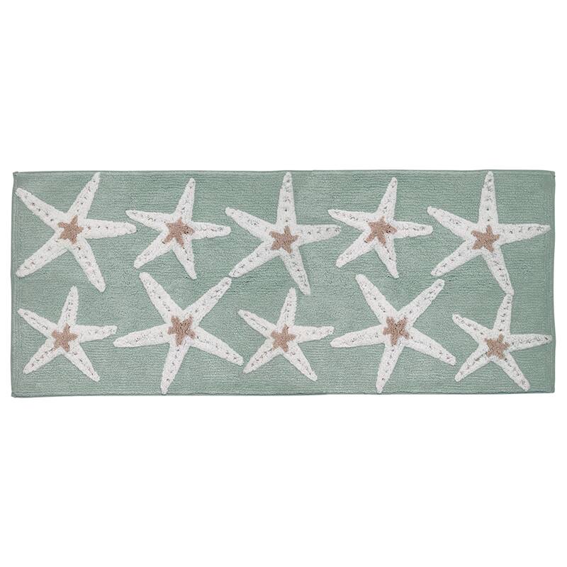 Avanti Linens Sequin Shells Double-Vanity Rug