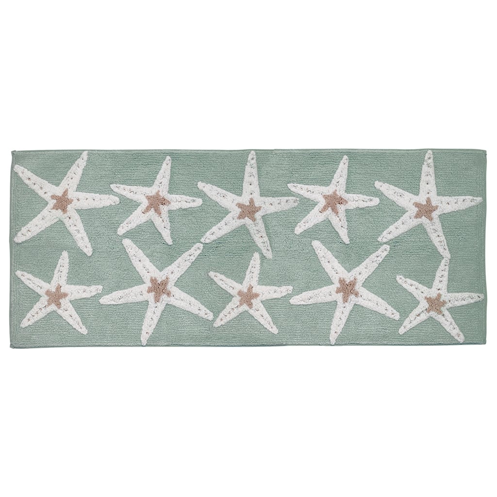 Avanti Linens Sequin Shells Double-Vanity Rug