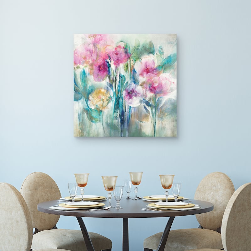 Peonies by K. Nari Canvas Art Print