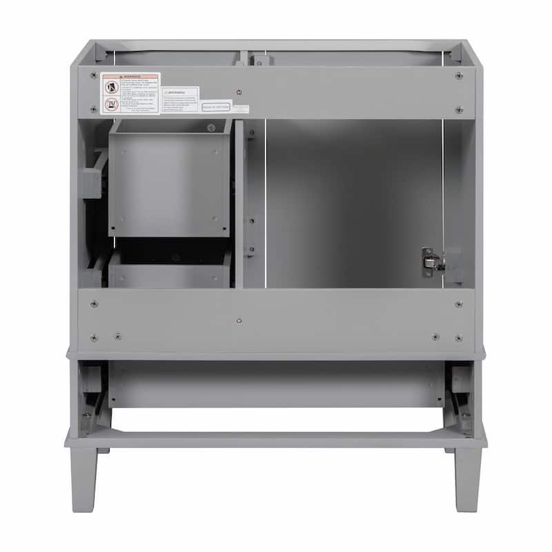30" Modern Bathroom Vanity with Sink, Storage Cabinet