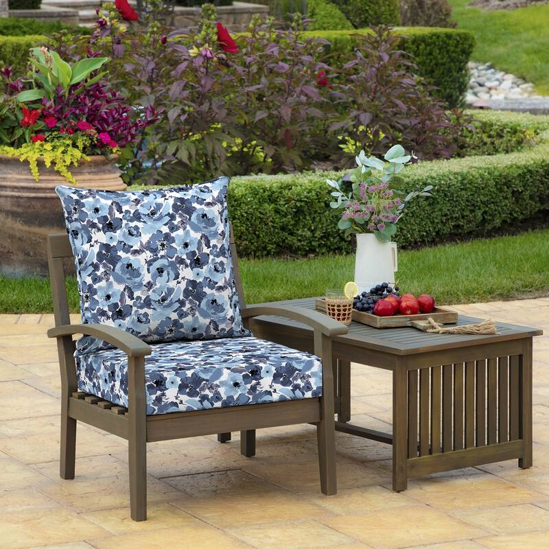ARDEN Outdoor Foam Deep Seat Cushion Set, 22 in x 24 in