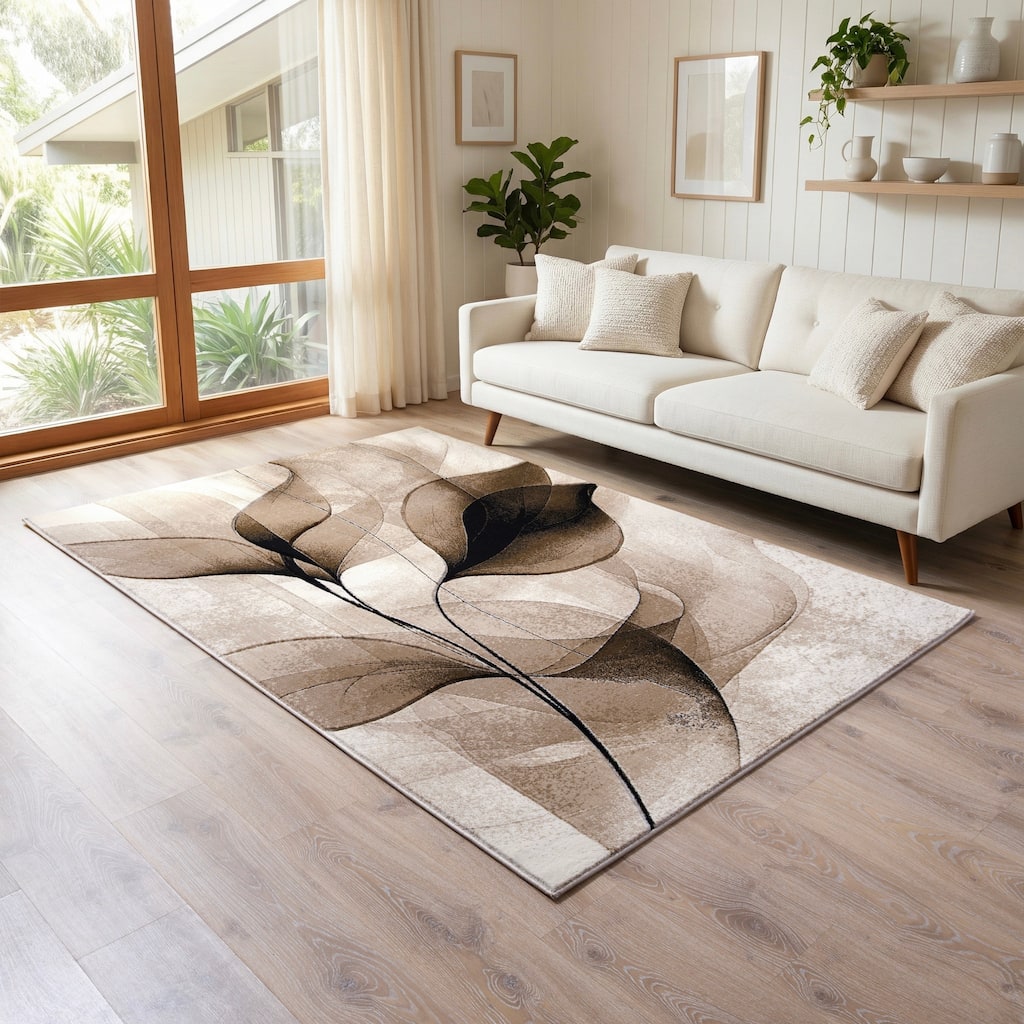 MDA Rugs Alexia Collection Abstract Patterned Modern & Contemporary Area Rug