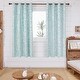preview thumbnail 94 of 95, Deconovo Silver Leaves Curtain Panel Pairs(2 Panel)