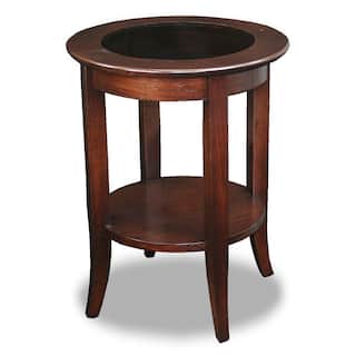 Copper Grove Halesia Solid Oak Round Side Table
