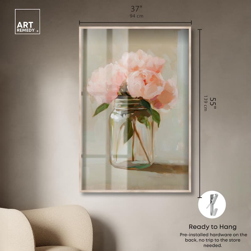Jar of Petals Shadowbox by Art Remedy