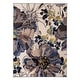 preview thumbnail 7 of 21, World Rug Gallery Modern Bright Flowers Non-Slip Area Rug Multi