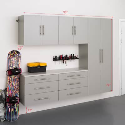 Prepac HangUps 90-inch 5-piece Storage Cabinet Set H