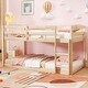 preview thumbnail 13 of 29, Modern Twin Size Bunk Bed with Ladder and Safety Guardrails