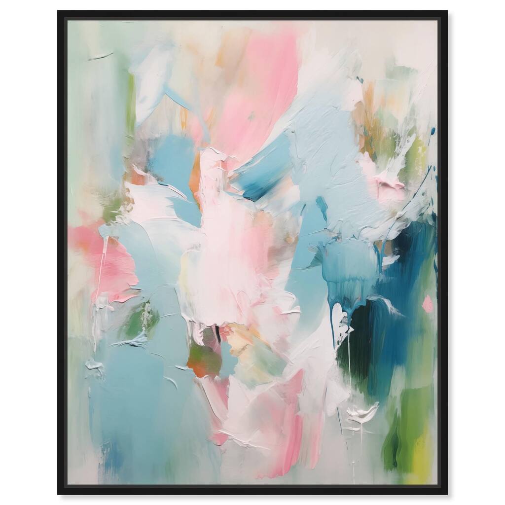 Neon Breeze II Canvas by Art Remedy