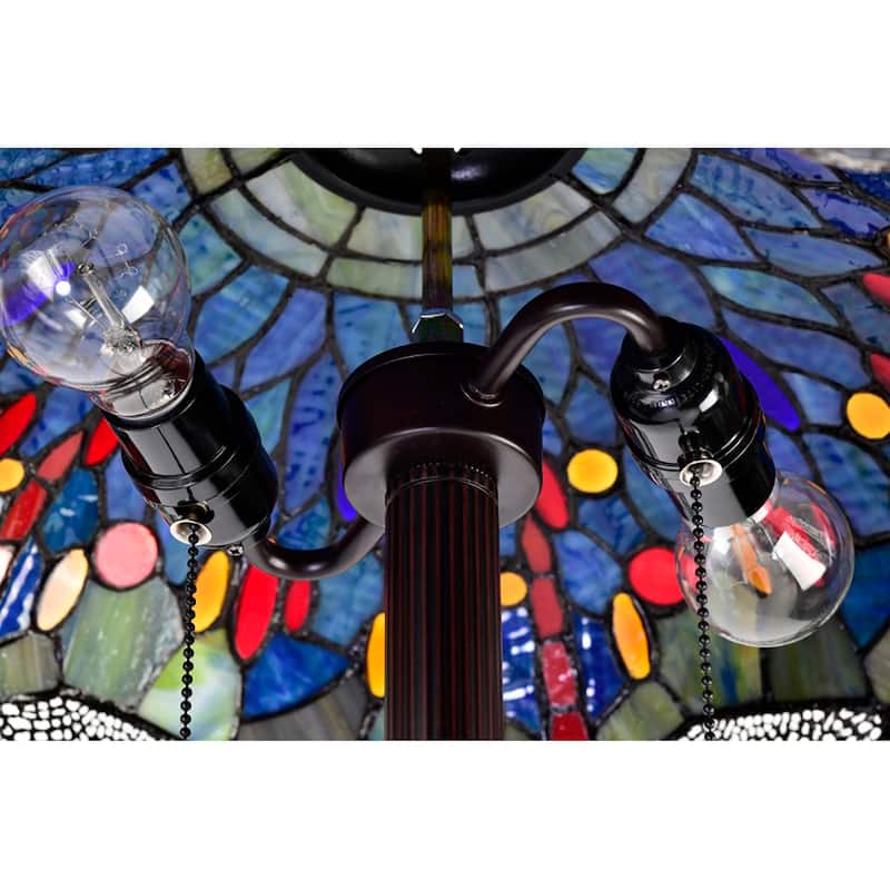 Hailey Tiffany-style Floor Lamp
