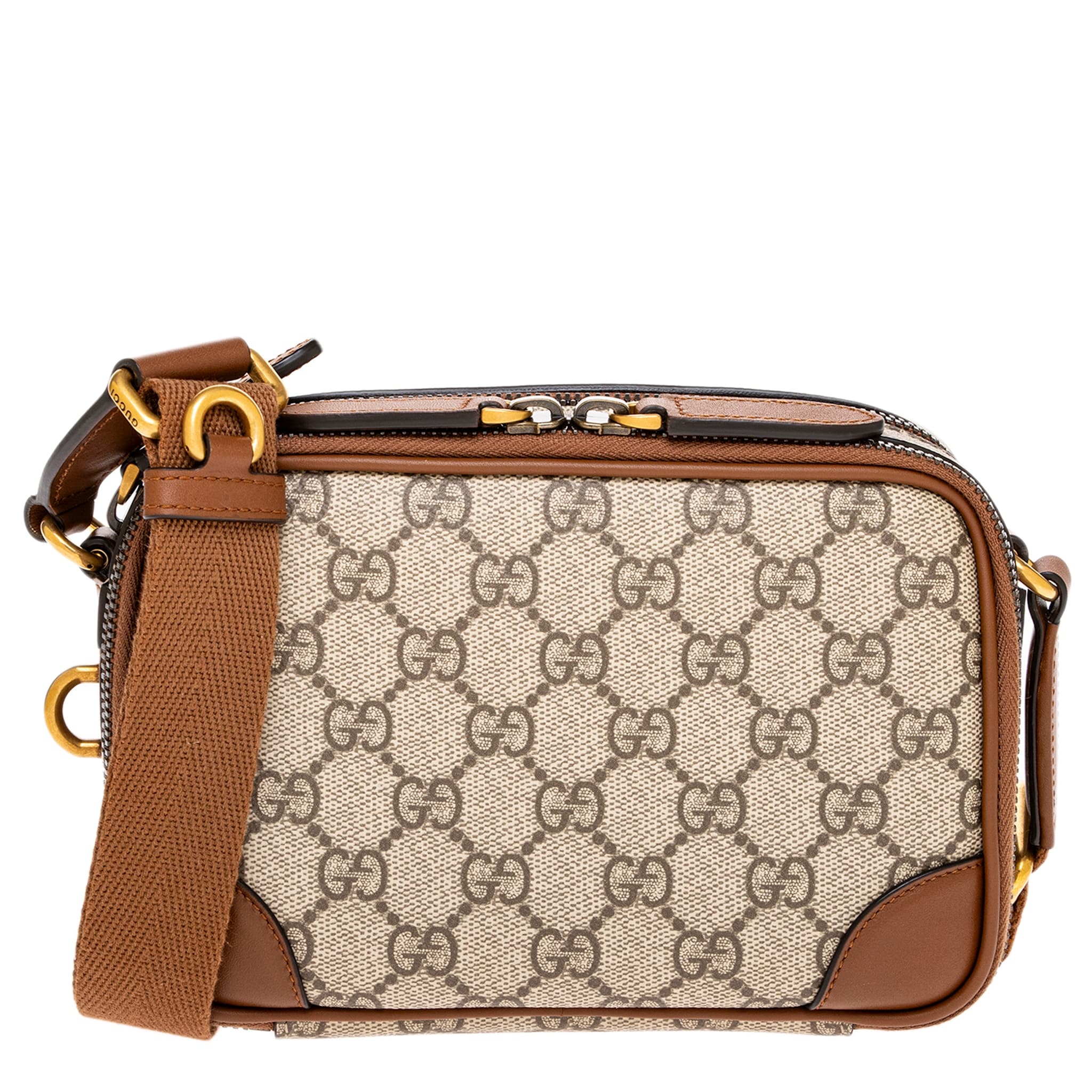 Gucci GG Emblem Dual Compartment Mini Bag