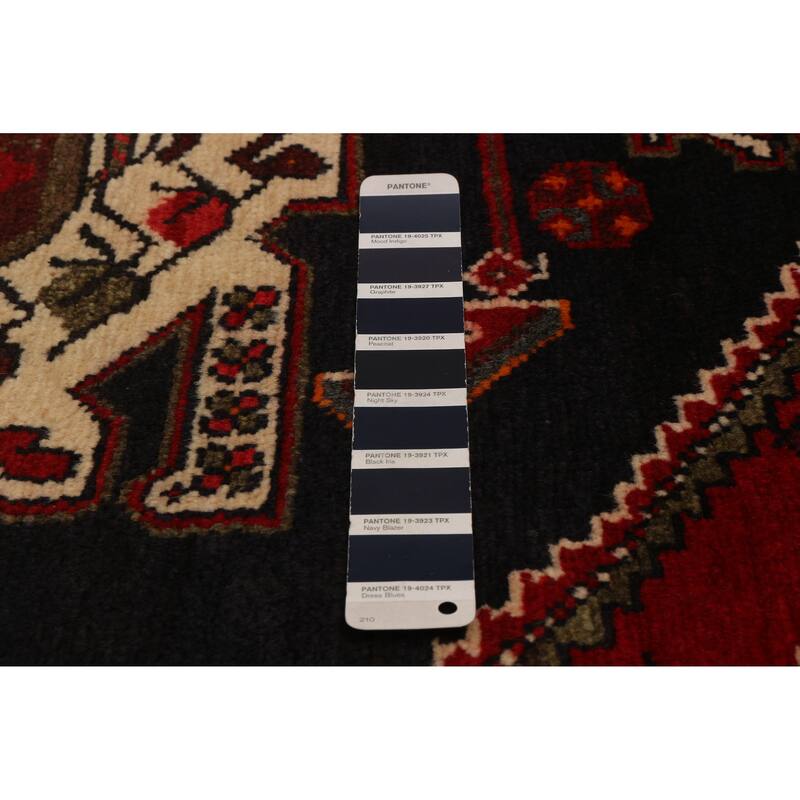 ECARPETGALLERY Hand-knotted Konya Anatolian Navy Wool Rug - 3'7 x 10'2