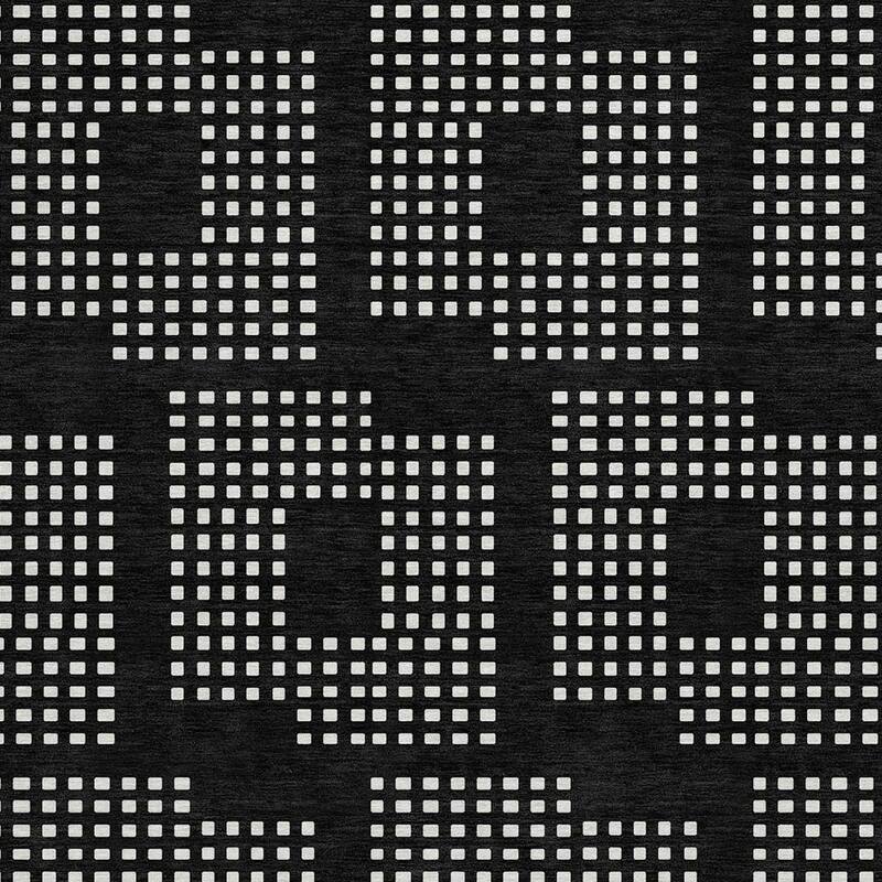 HomeRoots Geometric Transitional Rectangle Outdoor Rug