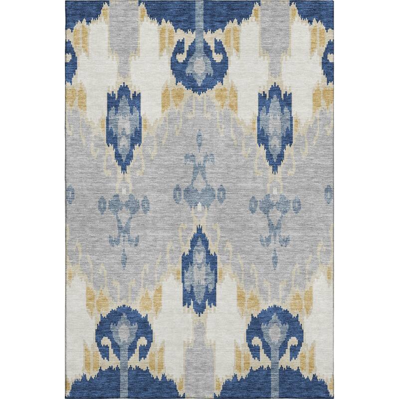 Premium Washable Super Soft Boho Ikat Mayfield Rug