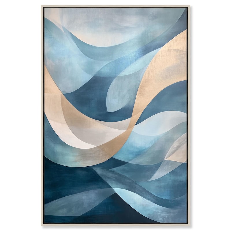 Submerged Canvas by Art Remedy - Silver - 10" x 15"