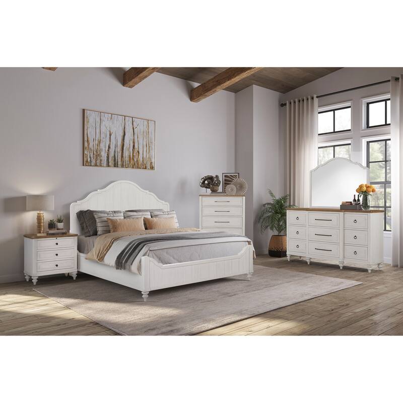 3 Drawer Nightstand with USB - Cement and Sand