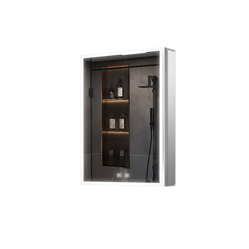Mesa Surface-Mount LED Mirror Medicine Cabinet with Defogger