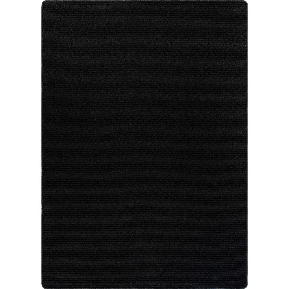 Beverly Rug Solid Color Non-Slip Rubber Back Washable Indoor Area Rug