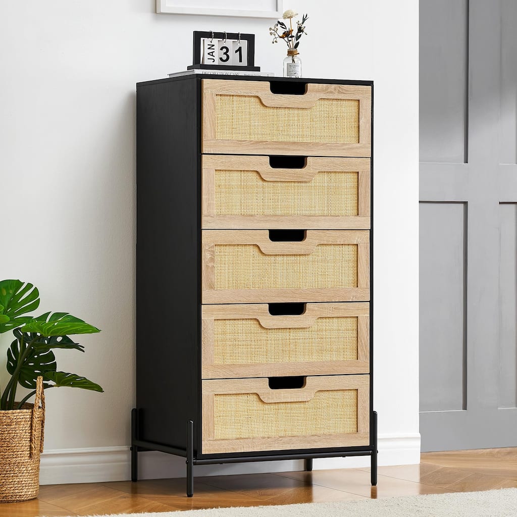 Eie Rattan BedroomDresser Organizer Units for Living Room
