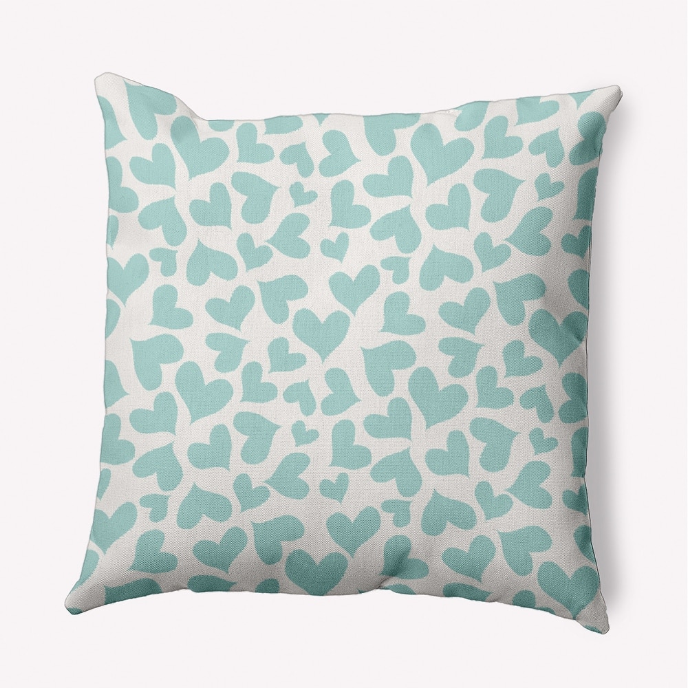 Patterned Hearts Valentine's Day Decorative Indoor Pillow