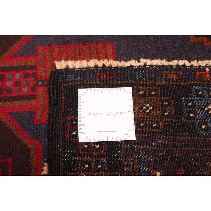 ECARPETGALLERY Hand-knotted Teimani Red Wool Rug - 3'6 x 6'4