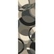 preview thumbnail 34 of 97, Mayflower Handmade Modern Circles Wool Area Rug Grey - 2'6" x 8' Runner - Runner/Rectangle
