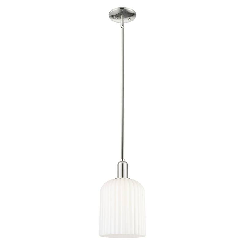 Innovations Lighting 716-1S-G559-8GWH Bridal Veil 8" Wide Mini Pendant