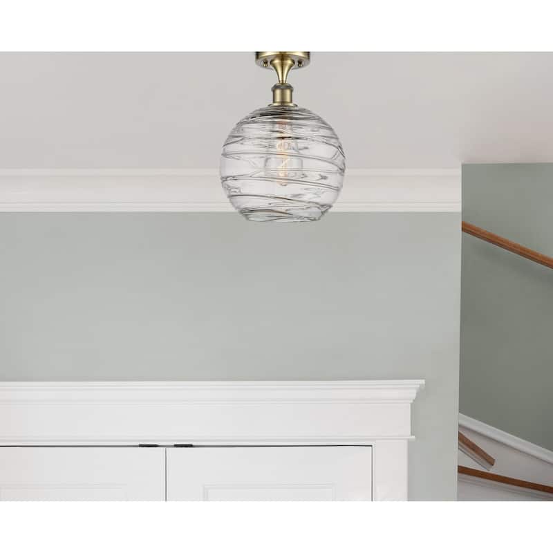 Innovations Lighting 516-1C-15-10 Athens Semi-Flush Athens 10" Wide