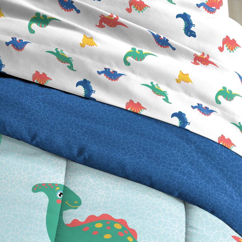 Dream Factory Sweet Dino Bed-In-A-Bag Comforter Set