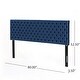 preview thumbnail 13 of 25, Jezebel Adjustable Diamond Tufted Headboard by Christopher Knight Home