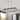 Warehouse of Tiffany Spencer Matte Black 4-Light Linear Chandelier with Open Metal Hoops Shade