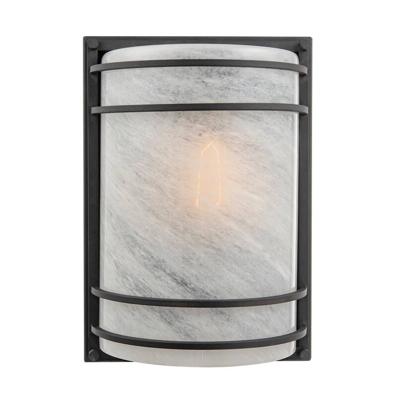 Artcraft Keswick 1-Light Outdoor Wall Sconce - Black Finish