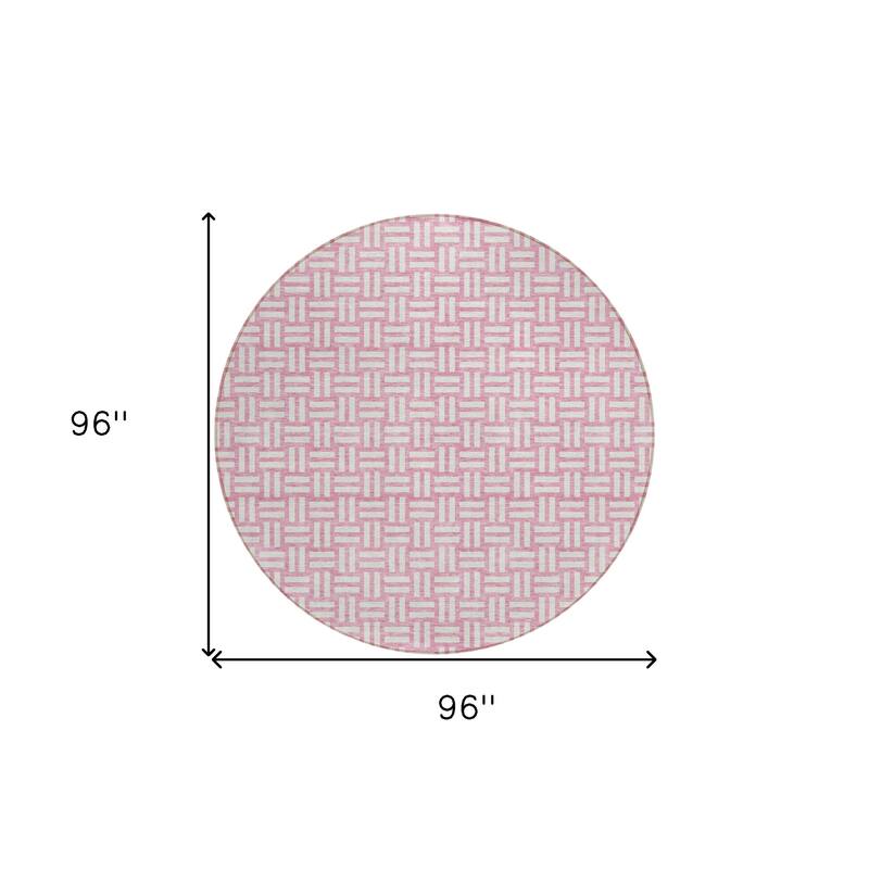 HomeRoots Geometric Transitional Rectangle Outdoor Rug