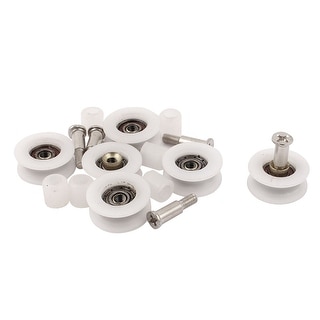 Outanaya 6-Pack Sliding Door Rollers | Replacement Wheels For Window Tracks & Closet Doors | Smooth & Quiet