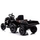 preview thumbnail 51 of 98, 12V Kids Ride-On Car with Bluetooth, Safety Belt, Anti-Slip Steering & Removable Storage