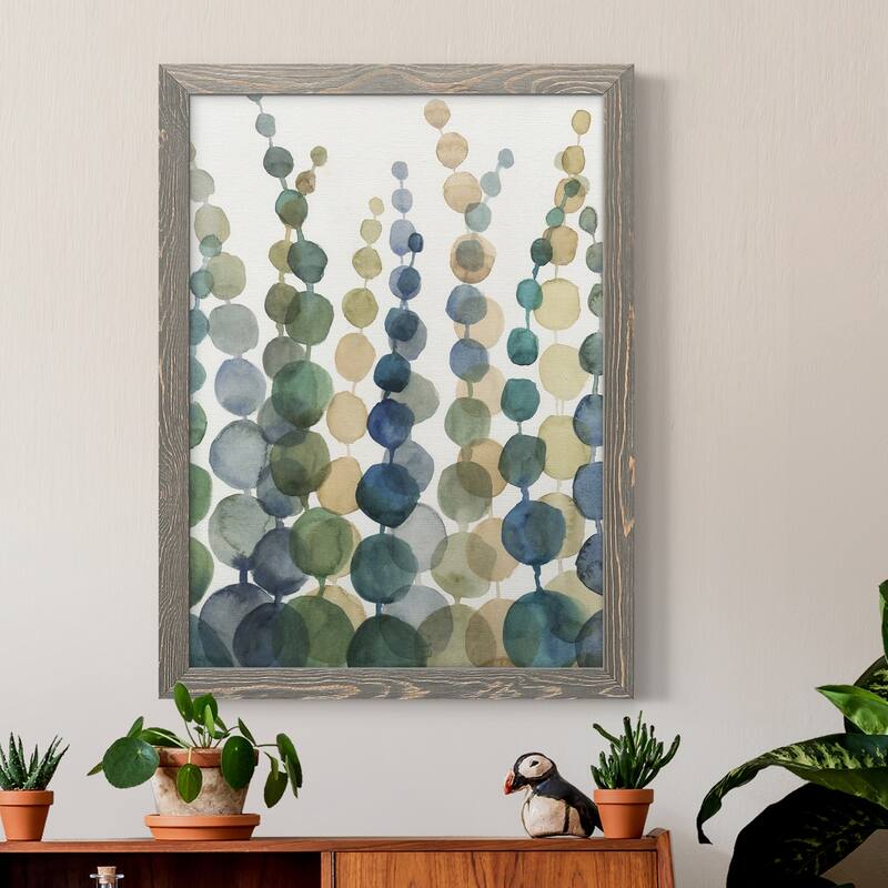Pompom Botanical I Premium Framed Canvas - Ready to Hang