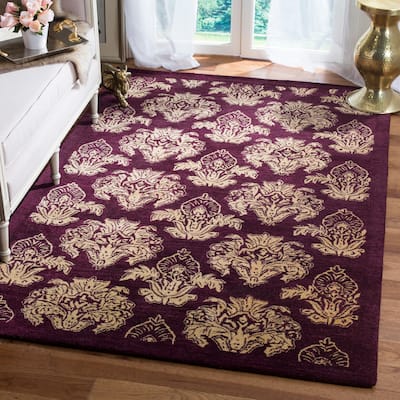 SAFAVIEH Handmade Metro Engracia French Country Floral Wool Rug