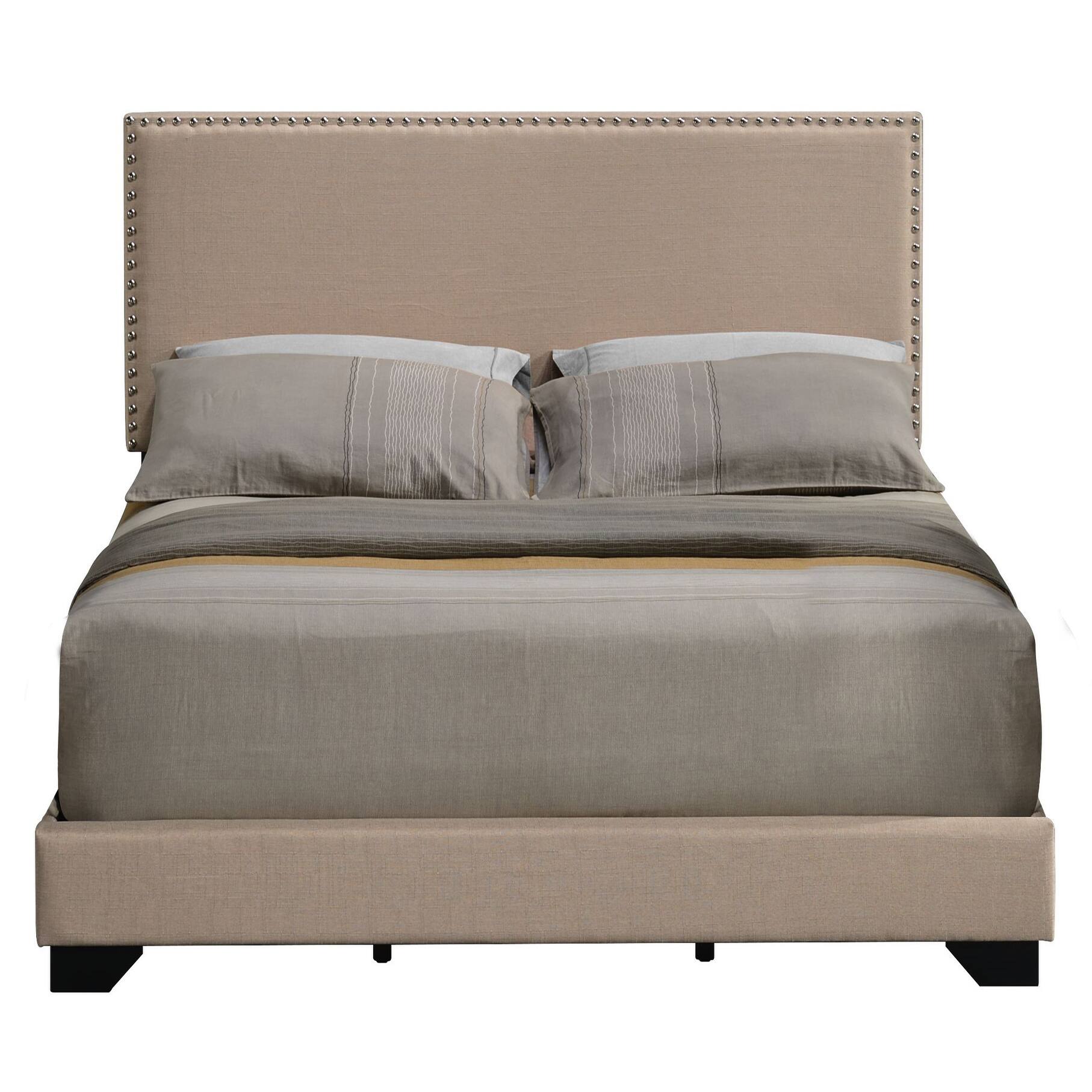 Barbados Queen Panel Bed with Nailhead Trim Bed Bath & Beyond 38040179