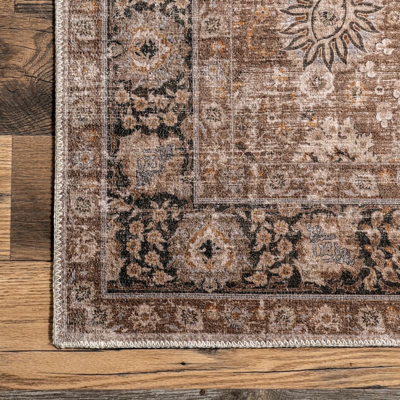 Bayberry Vintage Machine Washable Area Rug