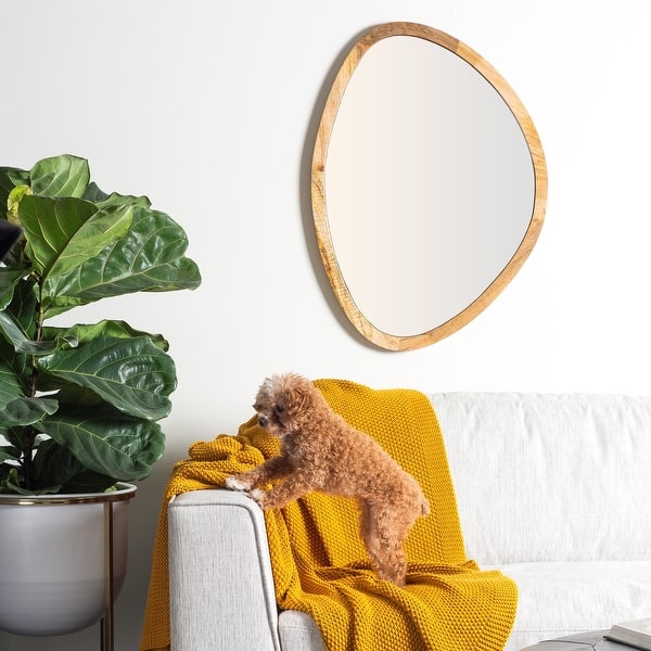 Poly and Bark Safie Mirror Natural Overstock 30381129
