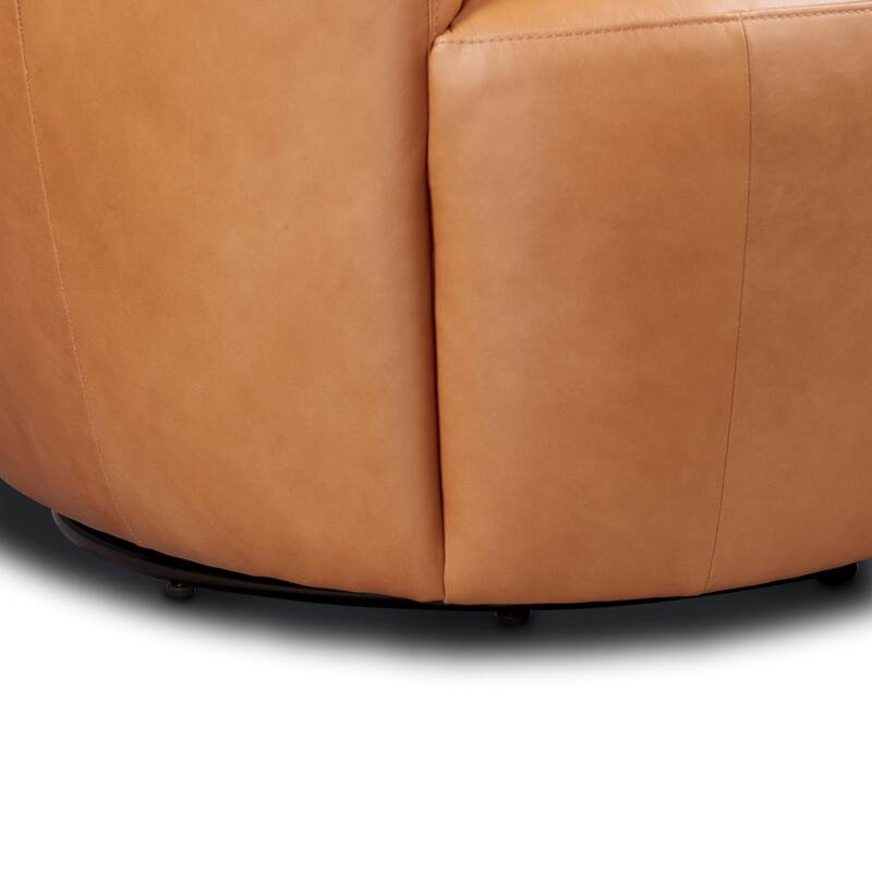 Poly and Bark Alma Swivel Chair - Genuine Italian Leather