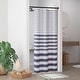 preview thumbnail 32 of 39, Madison Park Ariana Ombre Waffle Shower Curtain